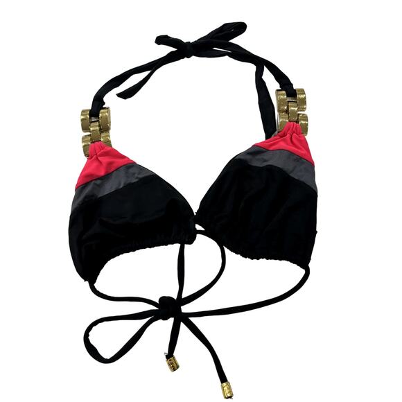 Beach Bunny Bronze Shore Lines Top M - Picture 2 of 7